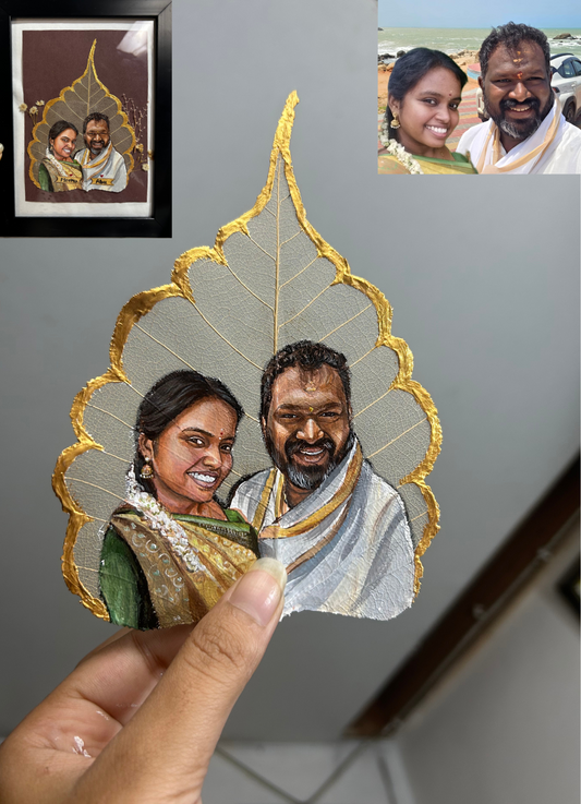 leaf painting