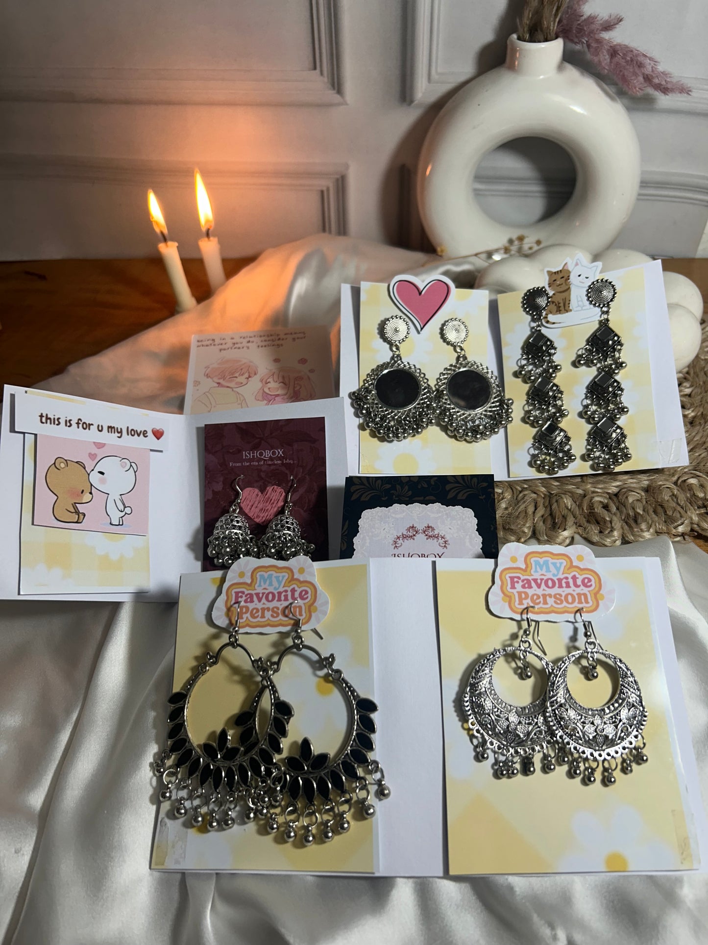 mini fire jhumka box