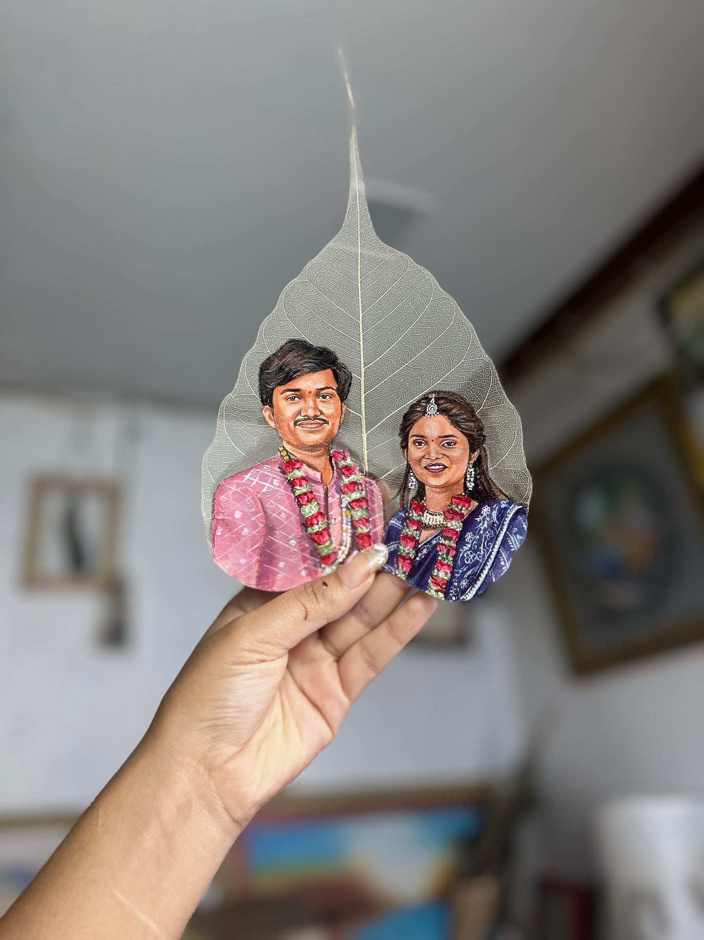 leaf painting