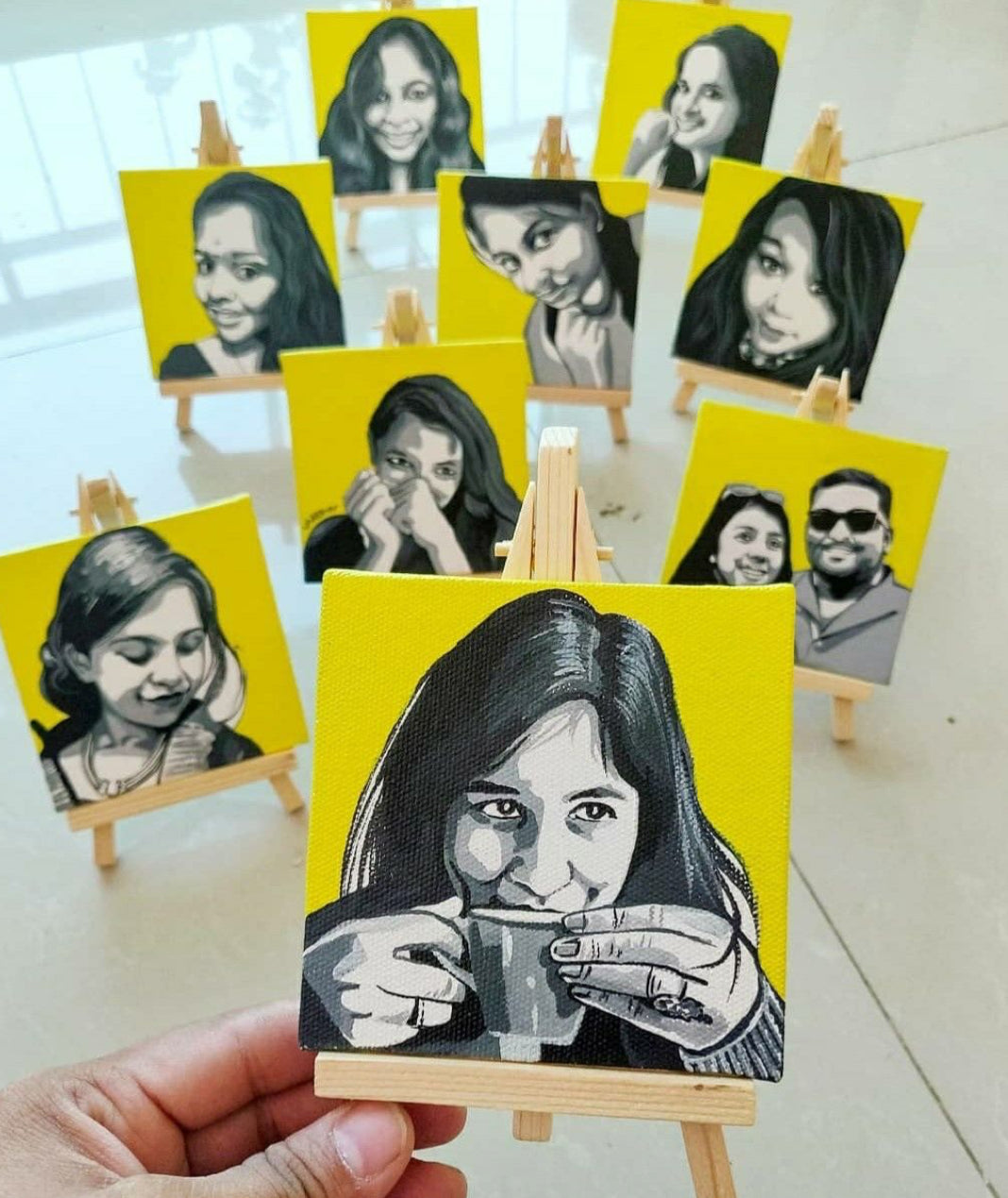 Mini Canvas Portrait