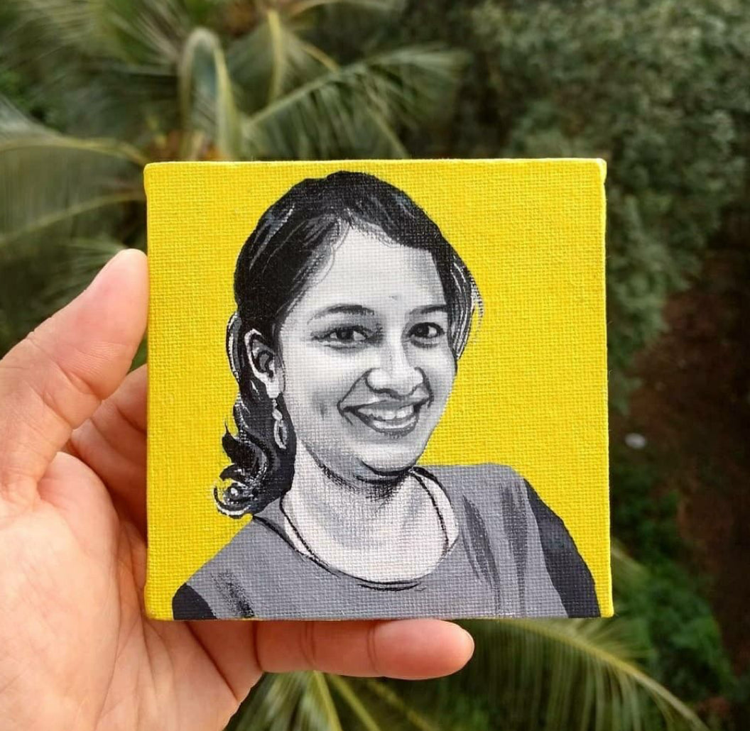 Mini Canvas Portrait