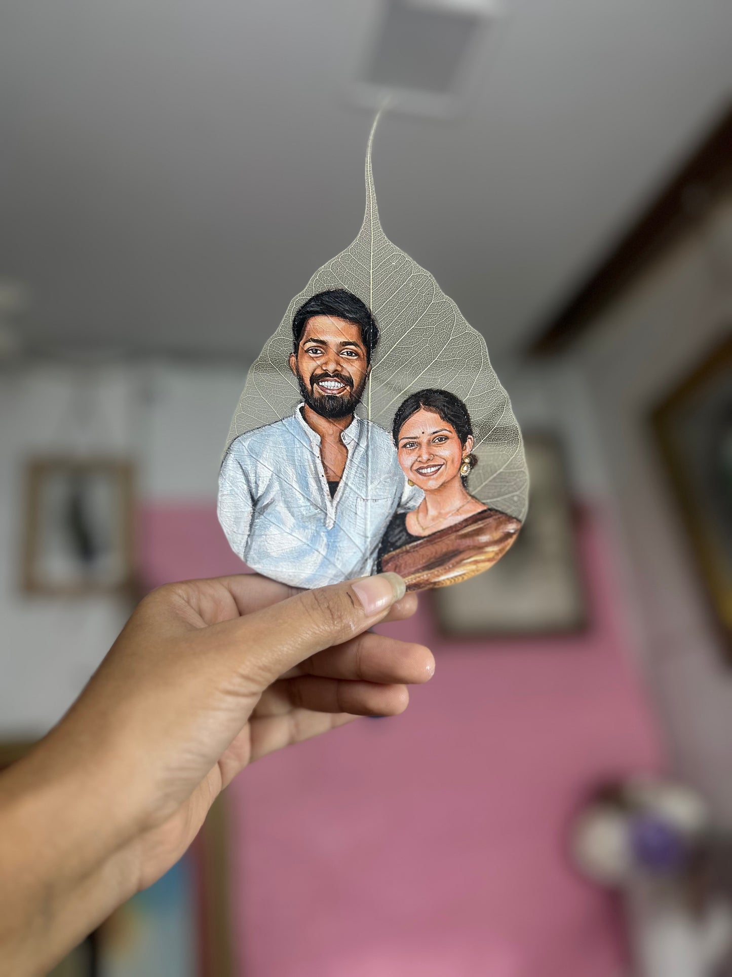 leaf painting